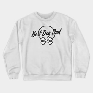 Best Dog Dad Since Ever Puppy Daddy Father Paw Dog Lover Crewneck Sweatshirt